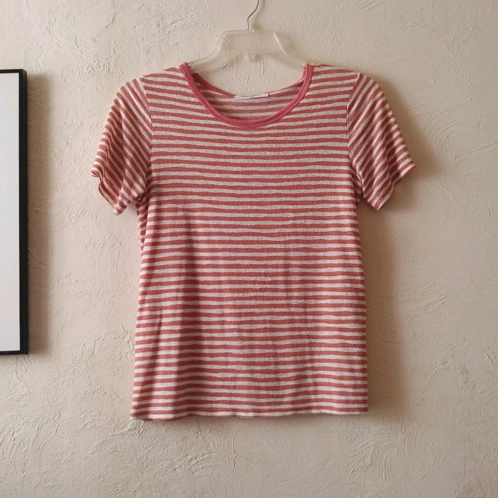 Project Social T striped top
